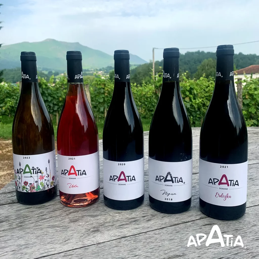 Toute la Gamme de Vins du Domaine APATIA
