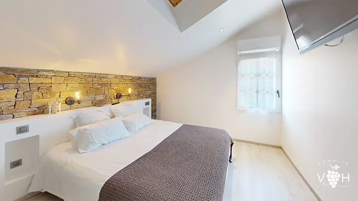 Chambre 01 • Gîte Villa Harriet ©